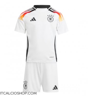 Germania Prima Maglia Bambino Europei 2024 Manica Corta (+ Pantaloni corti)